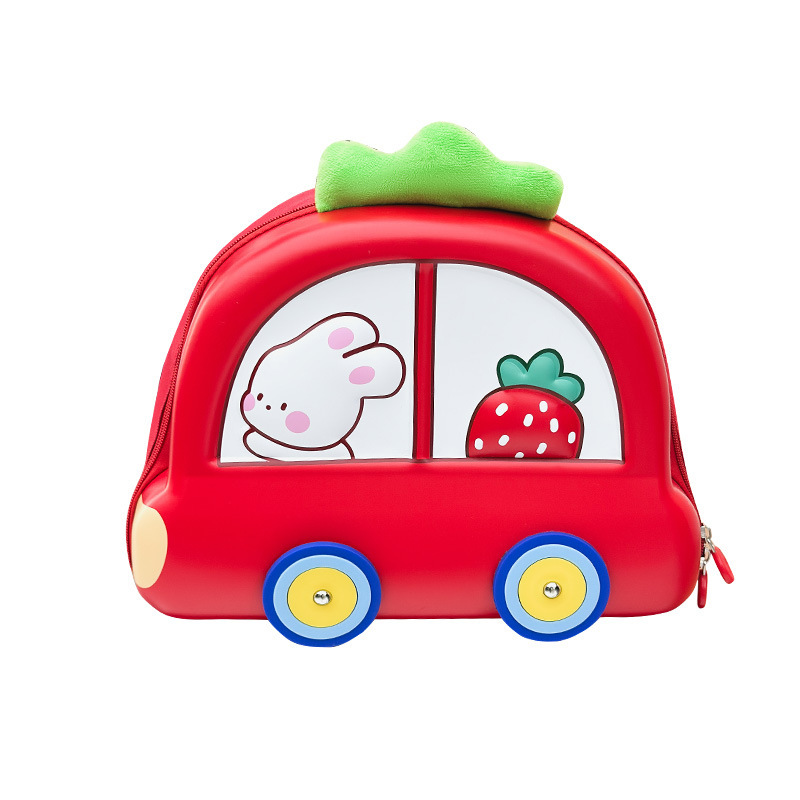 New cute cartoon children's schoolbag hard shell bag for 3-6 years old girls, lightweight and lightening kindergarten schoolbag Item Picture
