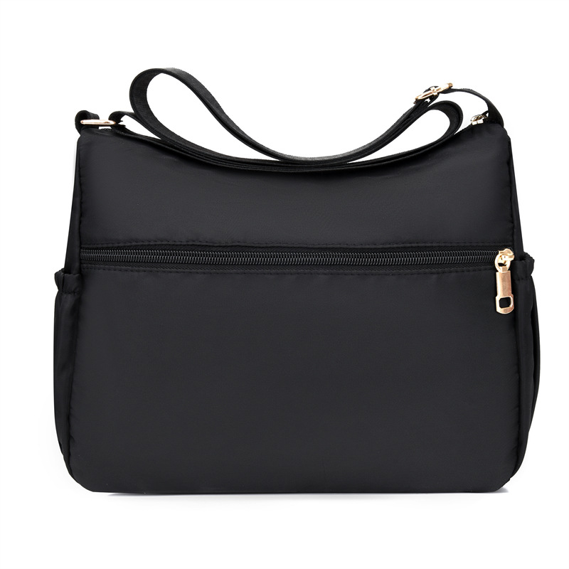 New fashionable single-shoulder bag, women's embroidered and woven multi-layer large-capacity crossbody bag, lightweight mommy bag for middle-aged women Item Picture
