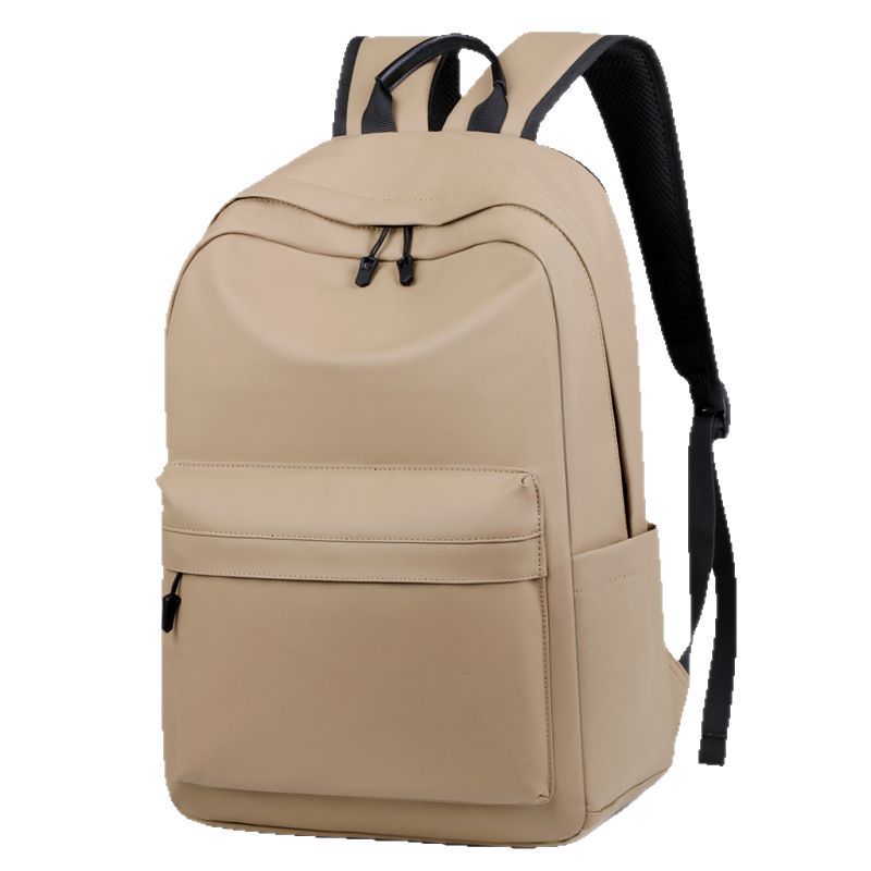 New cross-border backpacks, men's and women's casual waterproof, simple and wear-resistant computer backpacks, and school bags for middle and high school students Item Picture