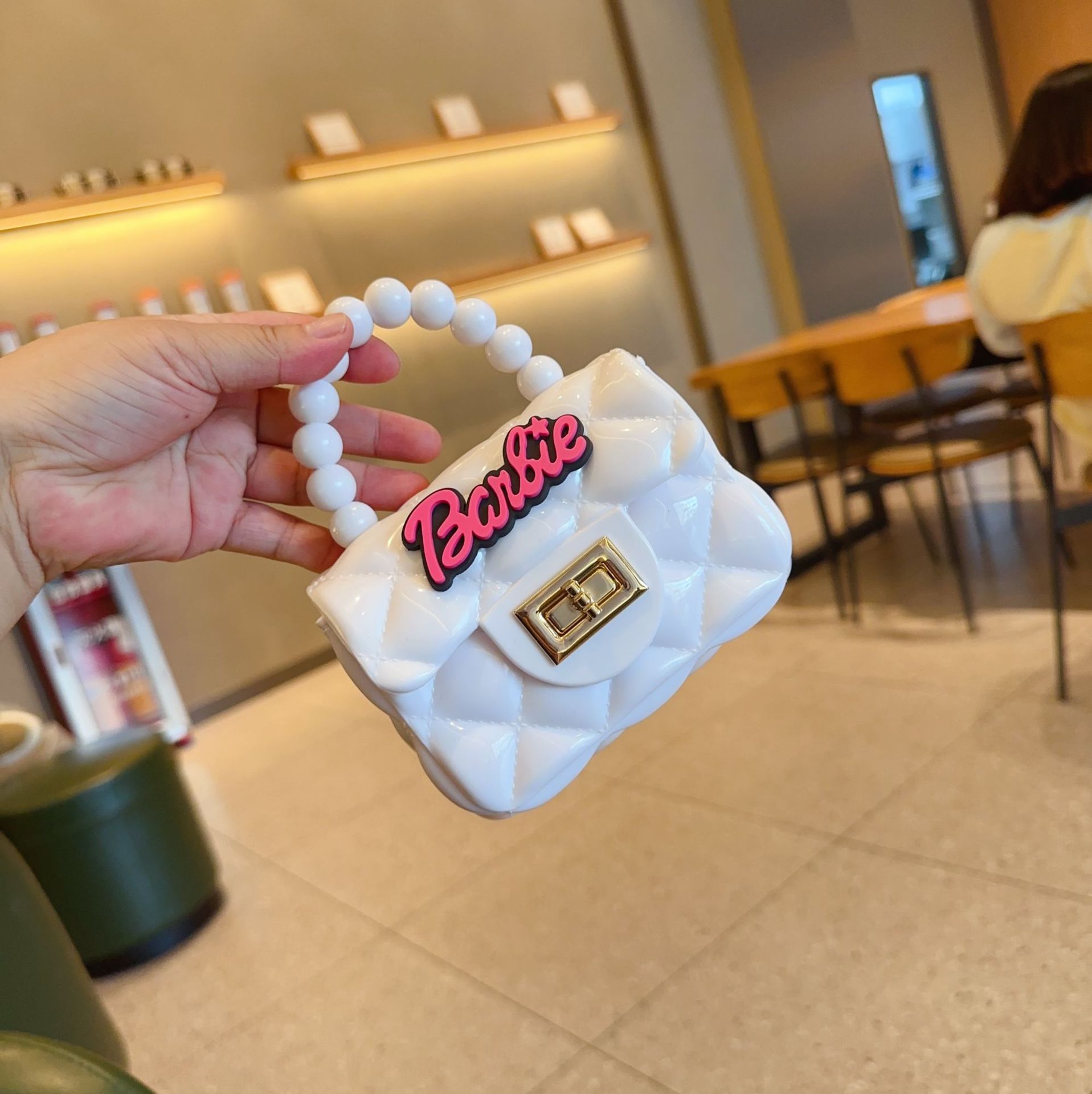 2025 New jelly coin Purse mini, cute princess style hand-held shoulder crossbody bag, children's small bag, girls' bag Item Picture