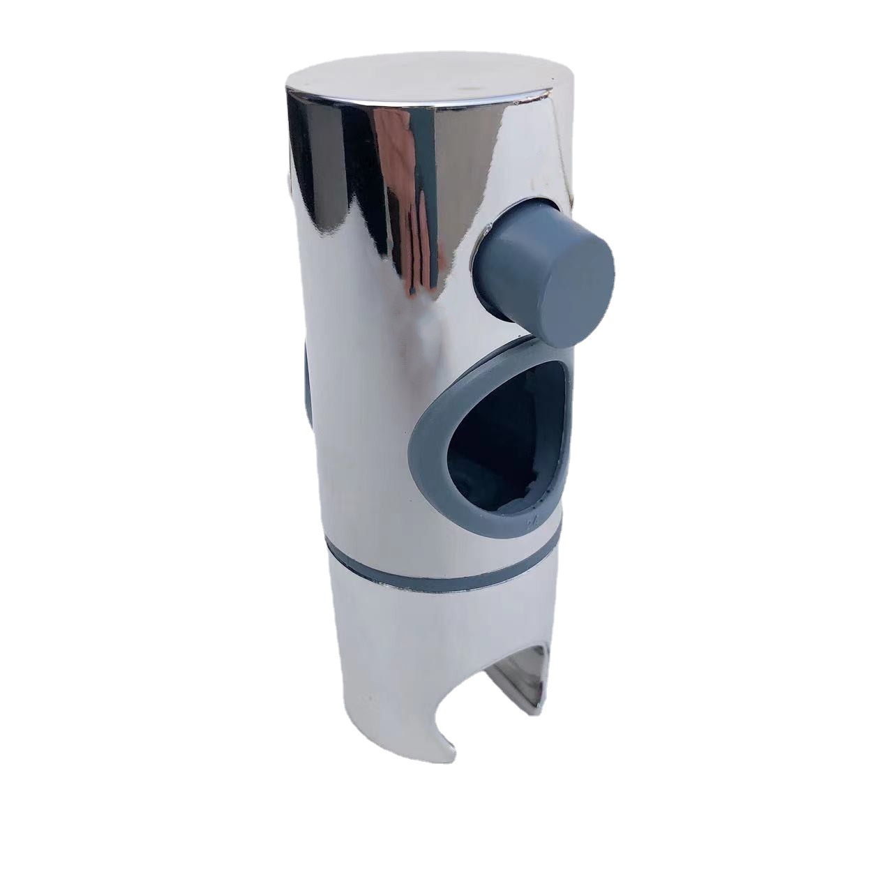 Shower lift rod, sliding sleeve, showerhead seat, plastic round pipe, middle fork, movable bracket, fixed seat, no need for drilling, 24mm Item Picture