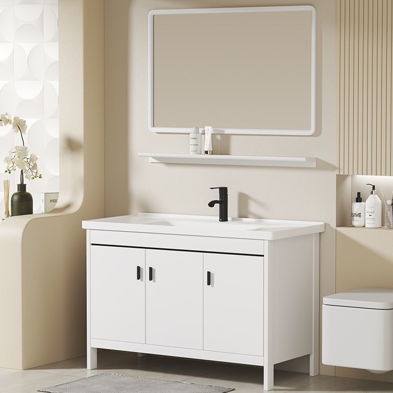 Kacomos floor-standing space aluminum bathroom cabinet and washbasin cabinet combination bathroom integrated ceramic washbasin cabinet Application Scenario