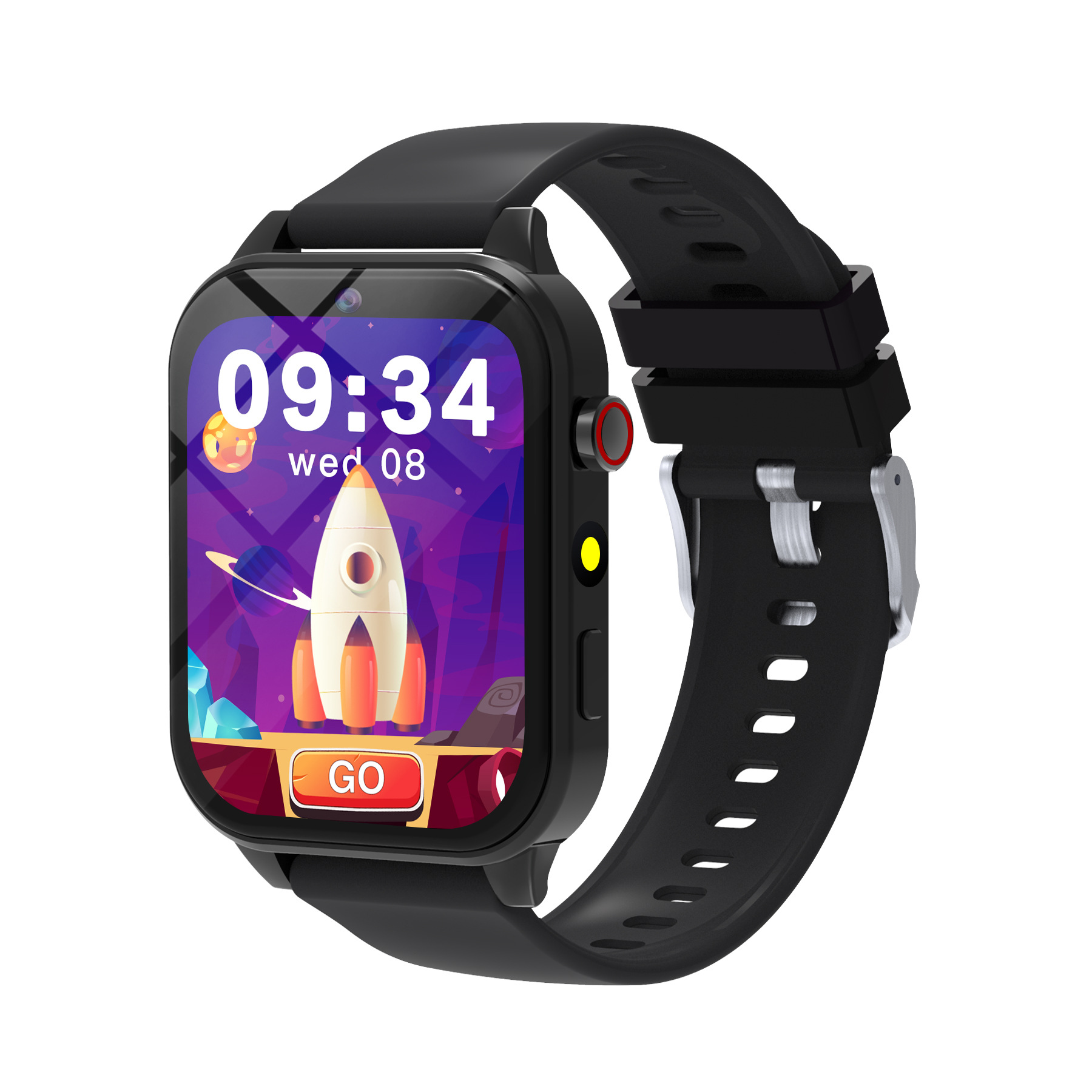 The 2025 new T6 children's game watch, a cross-border bestseller with color screen music and photography kid toy children's wristband Specification drawing