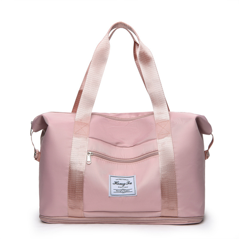 Factory wholesale travel bags, large-capacity hand-held sports and fitness bags, dry and wet separation luggage bags, swimming bags, lightweight Specification drawing
