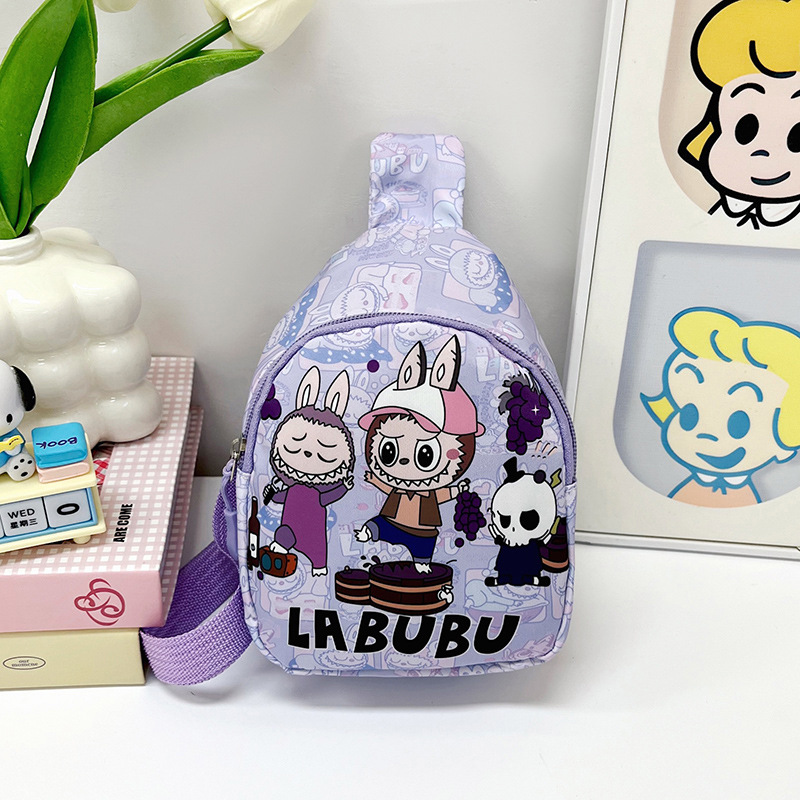 Cartoon chest bag, fashionable and cute children's bag, boys and girls' casual casual coin purse, single-shoulder crossbody bag, children's backpack details Picture