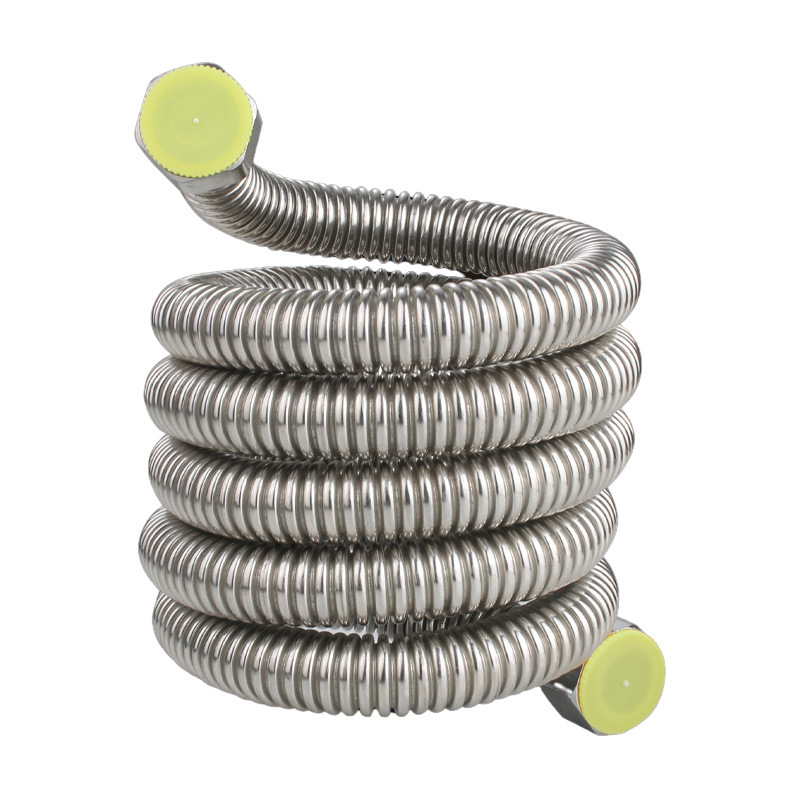 Modern and simple 304 stainless steel corrugated hose for kitchen, bathroom, toilet, water heater and hot and cold water Item Picture