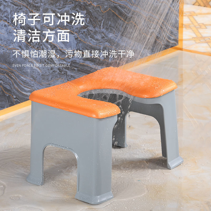 A portable and simple toilet seat for changing from squatting to sitting. It is a must-have for household squat toilets. It is suitable for children, pregnant women and the elderly full figure
