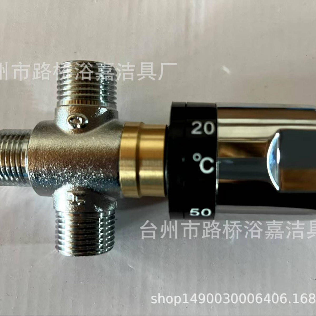Foreign trade DN15 overall economic type pipeline thermostatic valve shower thermostatic faucet turbid water 4-point thermostatic valve cold details Picture