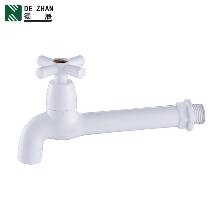 Plastic faucet manufacturer wholesale kitchen extended mop sink hot water faucet quick-opening copper rod plastic rod small faucet ABS details Picture