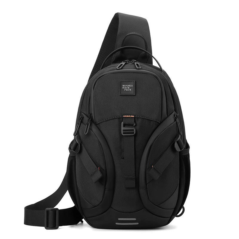 WEPOWER's new casual and trendy brand lightweight backpack, crossbody bag, business chest bag, single-shoulder crossbody bag, and front phone case Item Picture