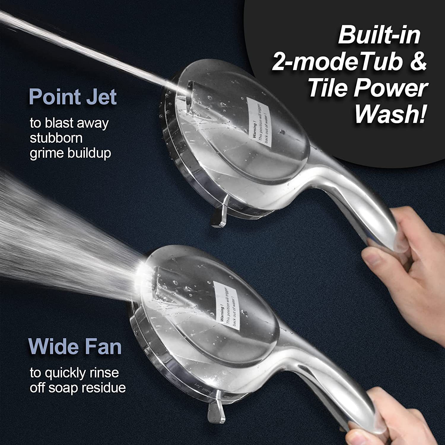 Foreign trade bathroom household showerhead set, multi-functional water spray mode constant temperature pressurized shower showerhead set Application Scenario
