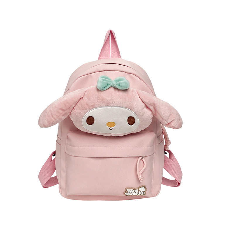 2025 Cross-border Cartoon Children's Schoolbag for Girls, cute, lightweight and plush, a backpack for junior high school students on campus Item Picture