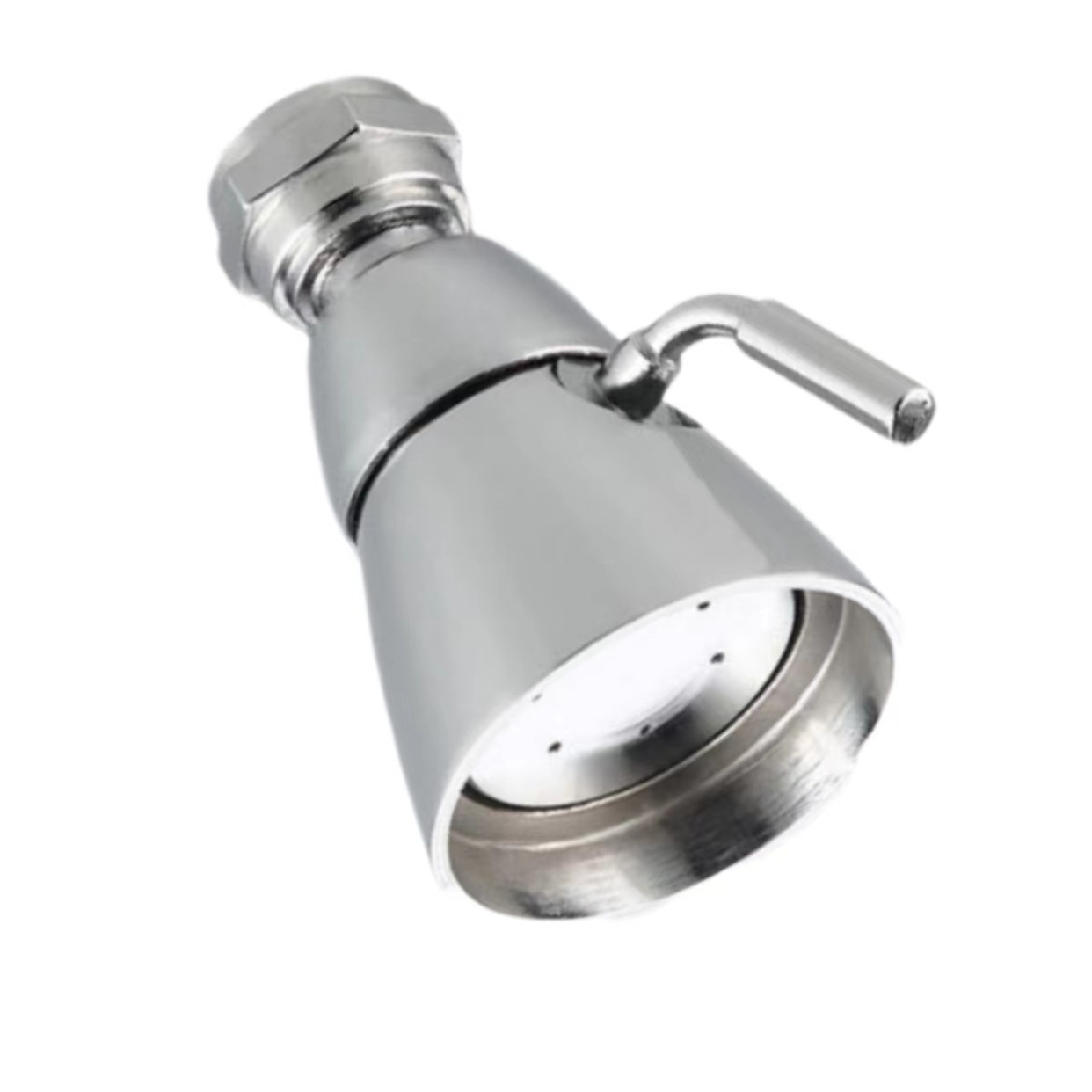 Bathhouse top shower head, hotel and guesthouse special copper fixed small top shower head, water-saving shower head, pressure-increasing lotus pod small hanging head full figure