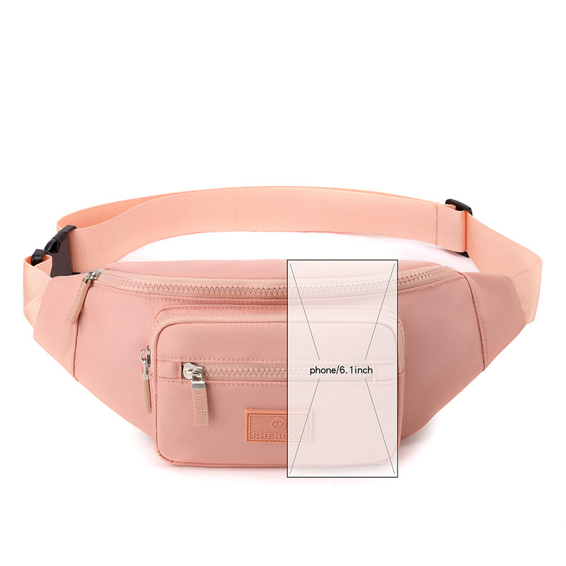 Cross-border sporty fashion versatile waist bag, women's coin purse, new belt, multi-functional trendy crossbody bag, casual Japanese style Item Picture
