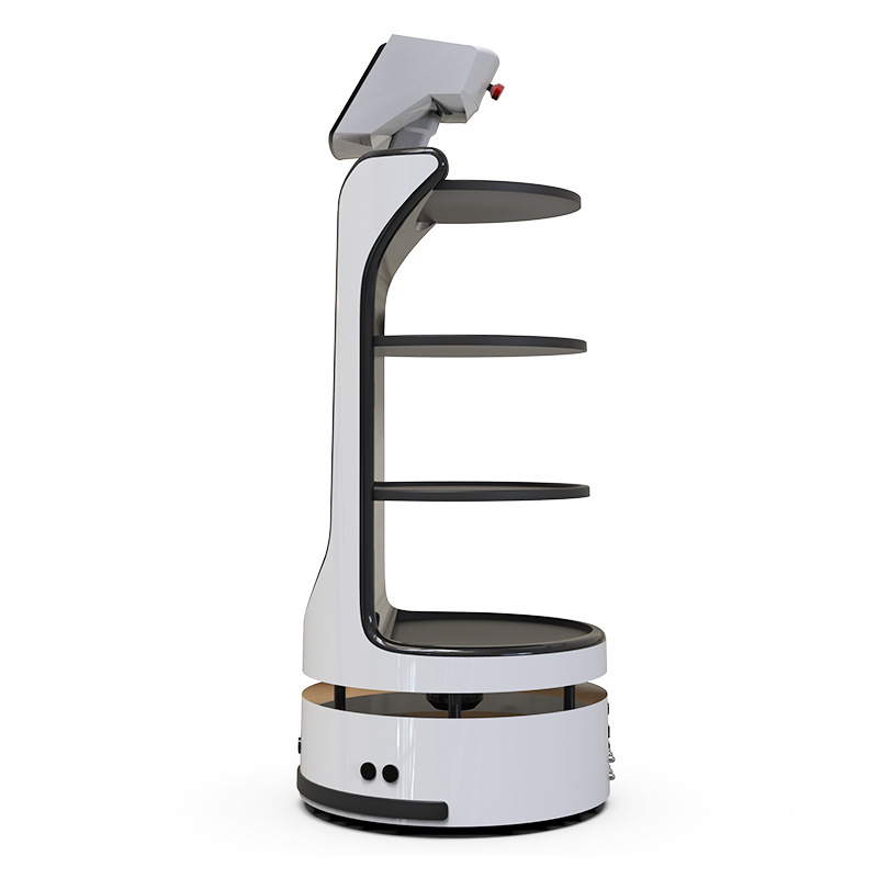 Intelligent food delivery robot waiters automatically deliver items and serve dishes to hotels, restaurants, hotels, shopping malls and KTVS Specification drawing