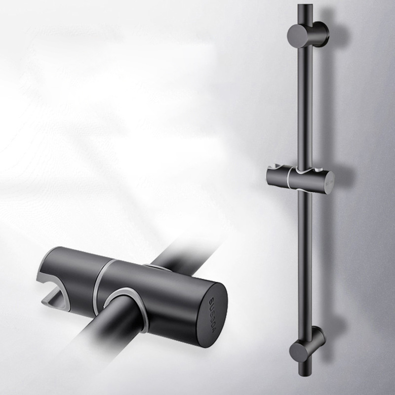 Stainless steel painted shower faucet, household concealed bathroom cold and hot water mixing valve, single-function black shower faucet Application Scenario