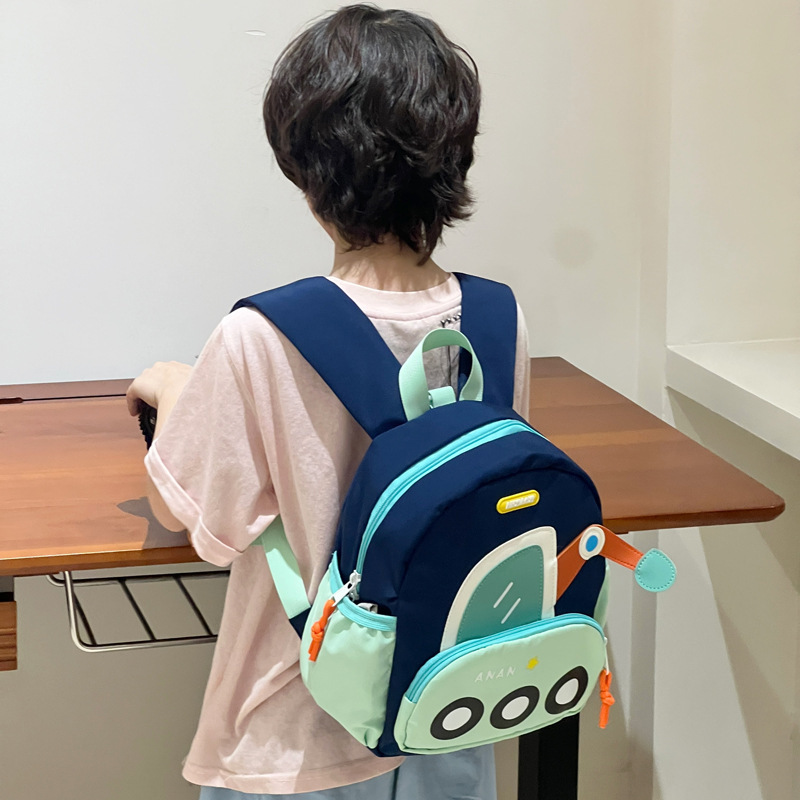Fashionable and lightweight new kindergarten schoolbag, children's school entry storage backpack, baby girl cartoon car backpack Specification drawing