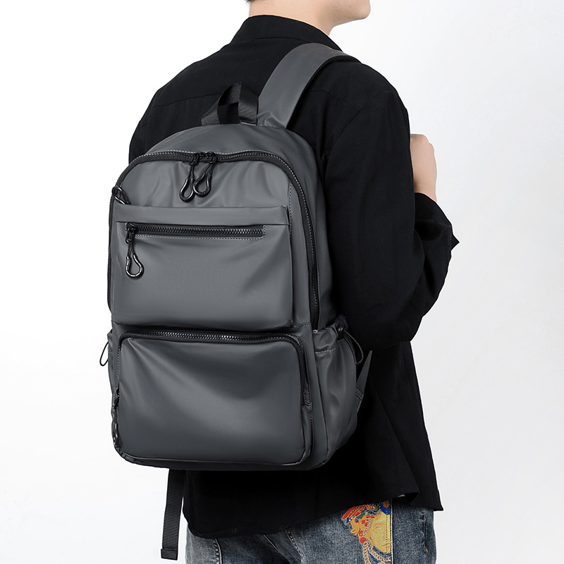 New commuter men's business travel backpack, large-capacity computer bag, casual travel short-distance schoolbag, backpack Specification drawing