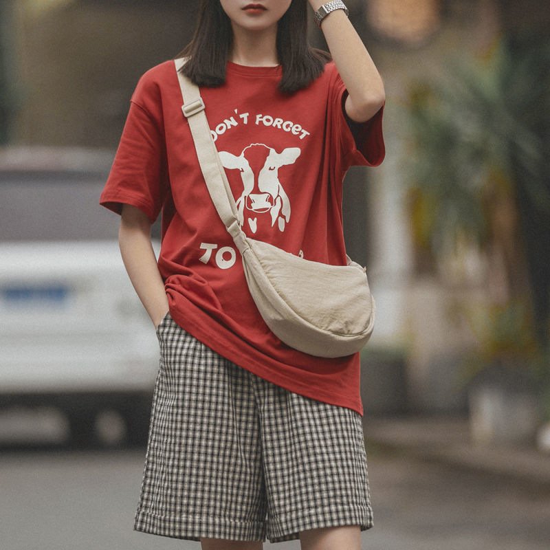 The new fashionable crossbody bag is a versatile and high-end bag for women, a casual and trendy single-shoulder bag, a crescent-shaped bag, and a dumpling bag for women Specification drawing
