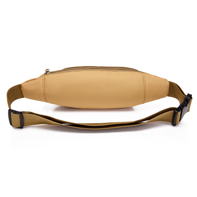 Outdoor close-fitting waist bags, multi-functional waterproof crossbody bags, cycling sports mobile phone bags, canvas cash register waist bags wholesale Item Picture