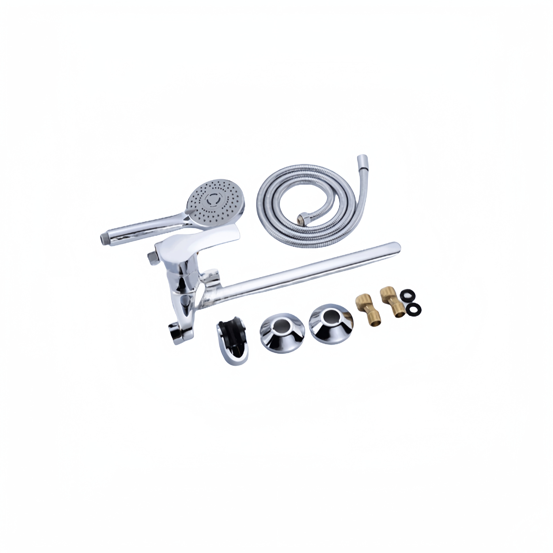 Export of three-link Russian and Central Asia set bathtub faucet extended pipe, rotatable sitz tub shower faucet Item Picture