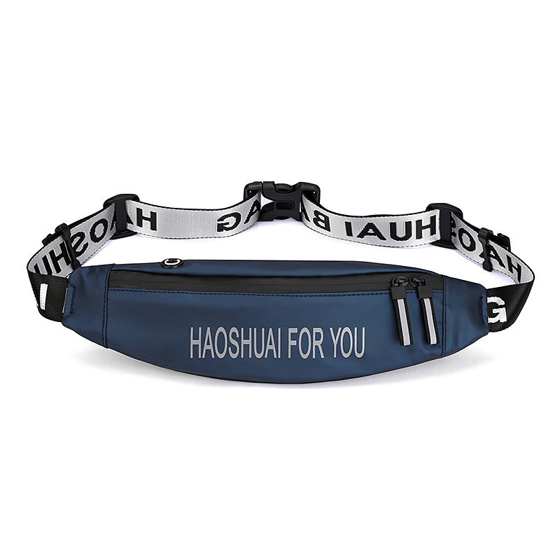 Factory direct sales of new outdoor sports waist bags, fitness and running waist bags, portable waterproof and trendy chest bags, exclusively for cross-border supply Specification drawing