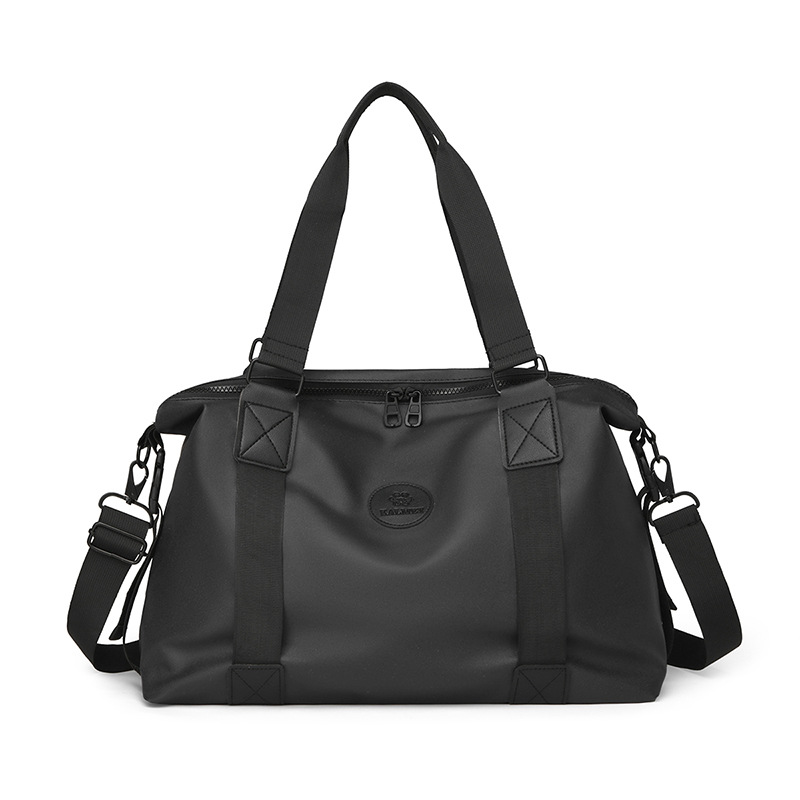 Men's large-capacity hand-held Oxford cloth storage bag, sports and fitness bag, casual travel luggage bag Item Picture