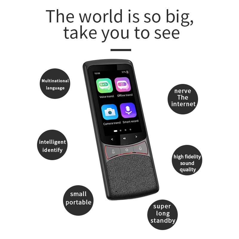 4G translator Z3 intelligent voice translator, photo translator, audio translator, WIFI translator details Picture