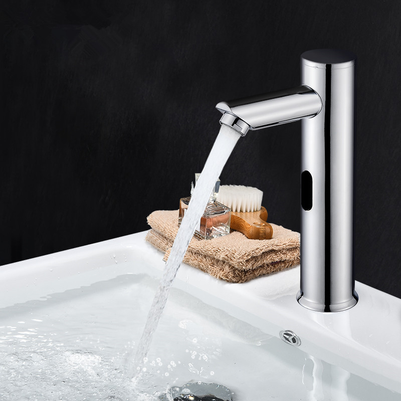 Factory wholesale of all-copper infrared smart sensor faucets, cross-border household countertop basins, washbasins and automatic hand washers Application Scenario