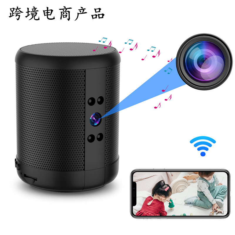 Smart monitoring wireless camera, wifi wide-angle high-definition night vision, home indoor remote network monitoring, unplugged full figure