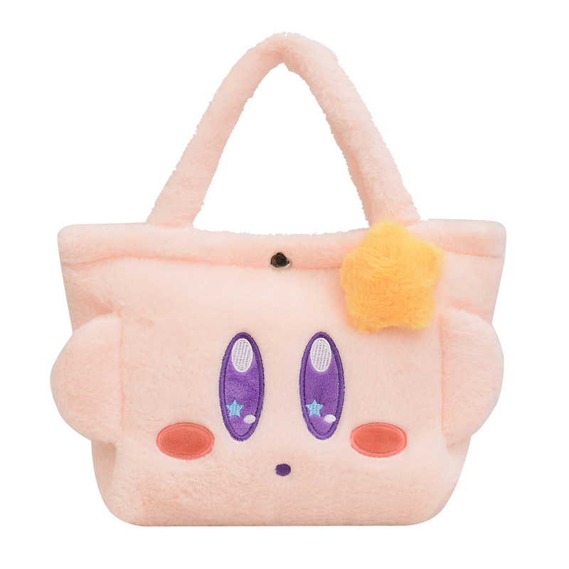 2023 Fashionable and cute cartoon doll small shoulder bag, plush toy single-shoulder crossbody bag, student hand-held mobile phone bag Item Picture