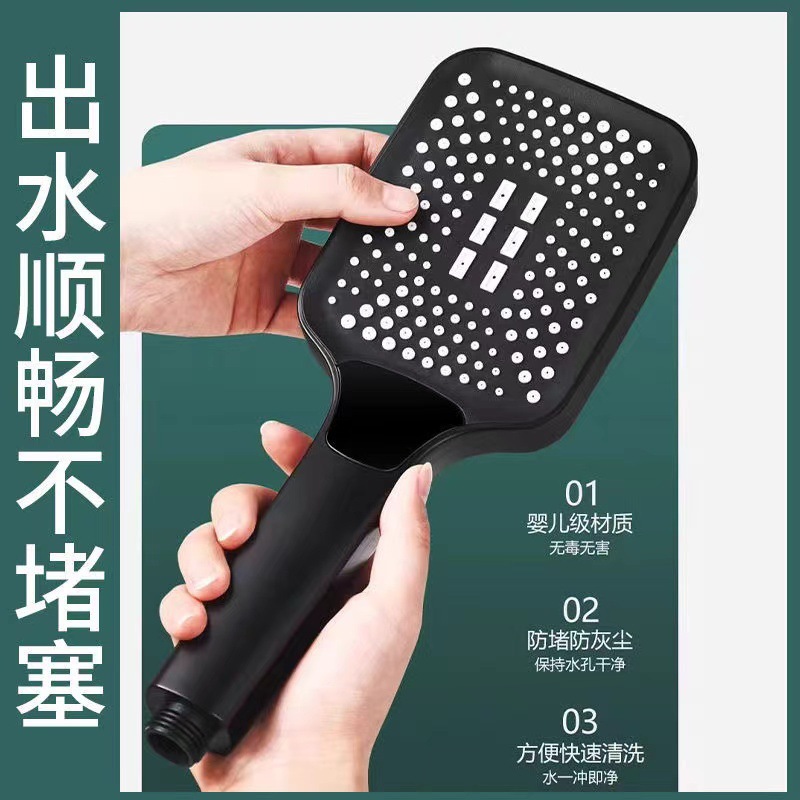Pressurized shower head, super powerful faucet, bathroom rain shower, shower, bath, water heater, showerhead set wholesale Application Scenario