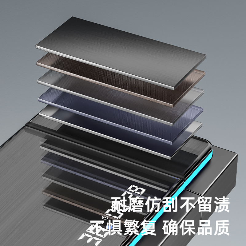 A complete set of gun gray piano key digital display pressure-increasing shower head, a multi-functional wear-resistant constant-temperature shower Application Scenario