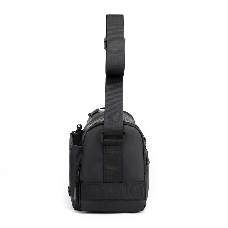 WEPOWER's new trendy single-shoulder crossbody bag, men's casual backbody bag, cycling functional commuter messenger bag Specification drawing