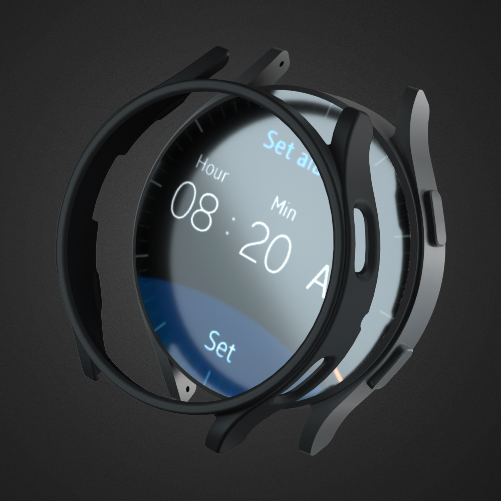 Hollowed-out protective case for Samsung Watch 6/7/FE watches and galaxy Watch 5 Pro watch frame Specification drawing