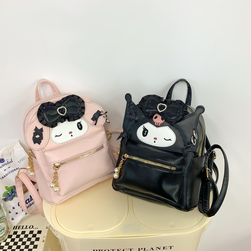 Cute cartoon Melody mini Backpack 2024 New style, cute and girlish, sweet storage travel small backpack details Picture