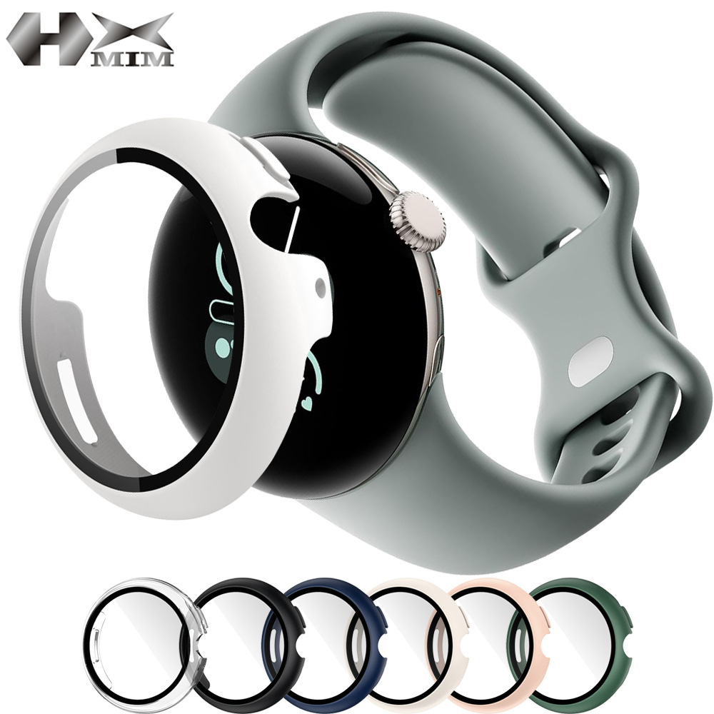 Suitable for Google Pixel Watch1/2/3 case, Google Watch protective case, tempered film one-piece case full figure