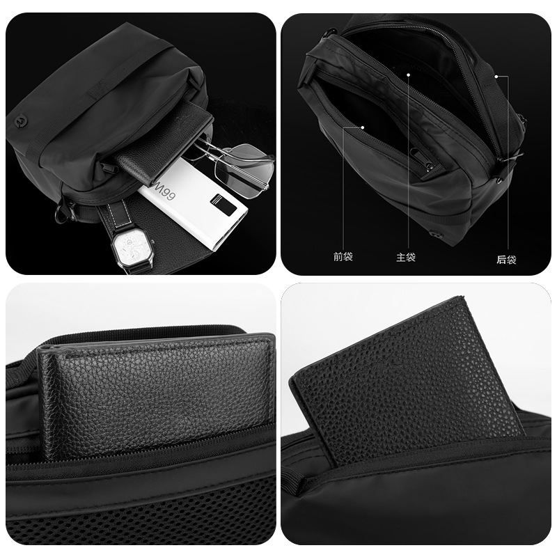 WEPOWER's new sporty crossbody bag, a fashionable small square bag, is lightweight and waterproof, and is a versatile crossbody bag Application Scenario