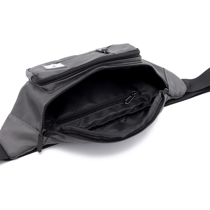 Korean-style chest bags, men's crossbody bags, sport single-shoulder bags, waterproof men's small backpacks, casual men's bags, summer waist bags trend Specification drawing