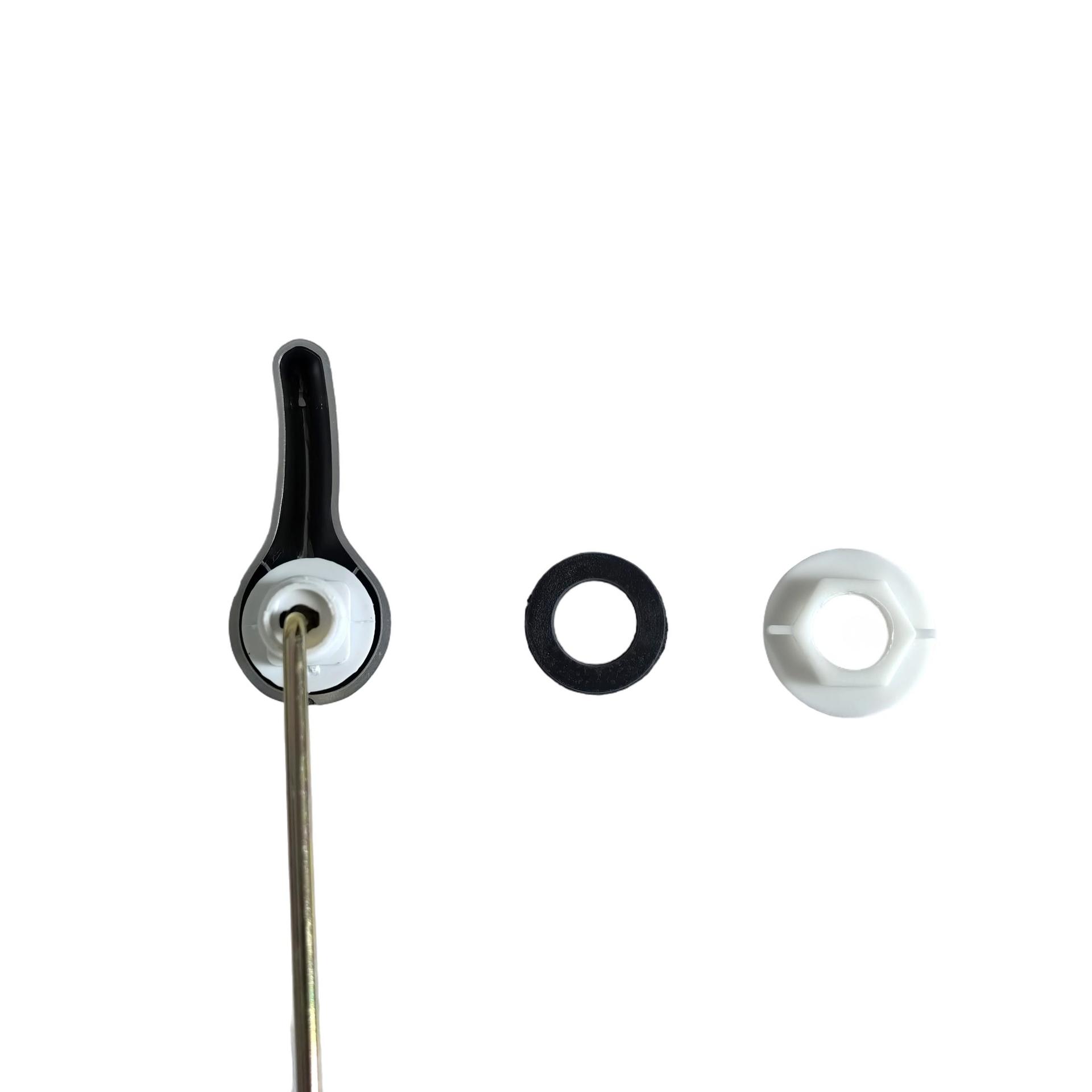 Cross-border foreign trade Tiezheng wholesale toilet tank accessories, bathroom fixtures, old-fashioned toilet bowls, iron rods, electroplated wrenches details Picture