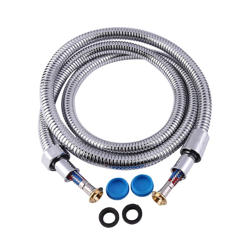 Stainless steel shower hose, showerhead hose, explosion-proof rain shower head, water pipe, electroplated metal hose, 1.5 meters, 3 meters Application Scenario