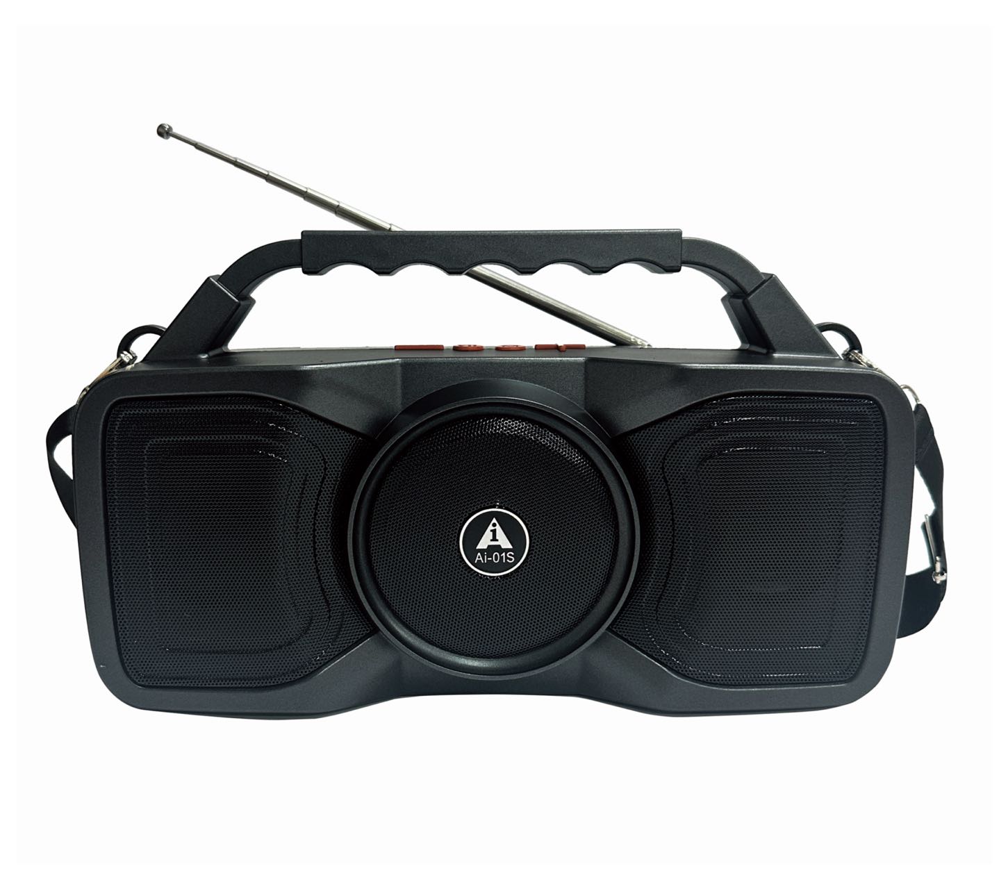 Solar panel Bluetooth speaker with radio, flashlight, USB flash drive and TF detail image 2