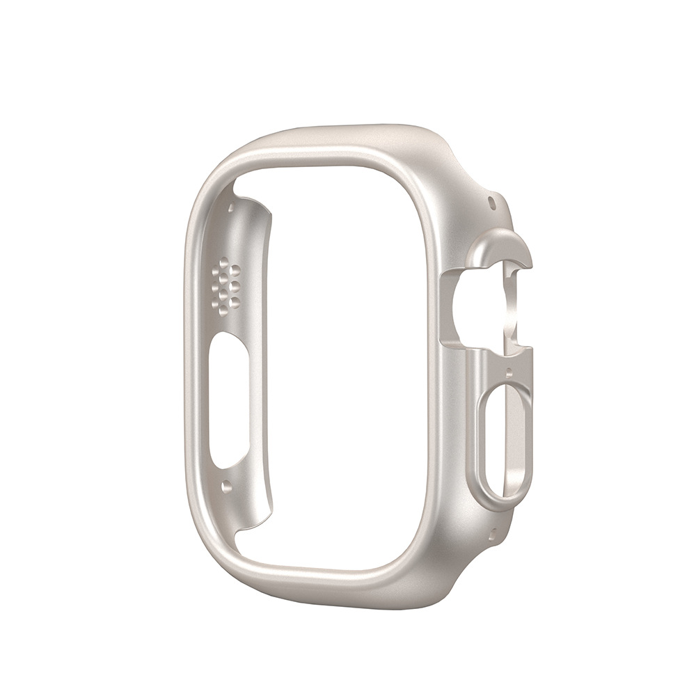 Explosion-proof hollowed-out hard shell protective case for Apple iwatch10 generation 46/9/8/7 PC skeleton S6 watch Specification drawing