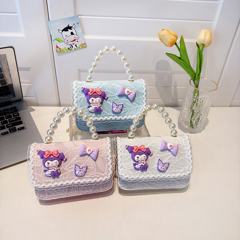The new children's Kulomi single-shoulder bag, a fashionable little chanel-style girl's crossbody bag, is a versatile Korean-style crossbody bag for going out full figure