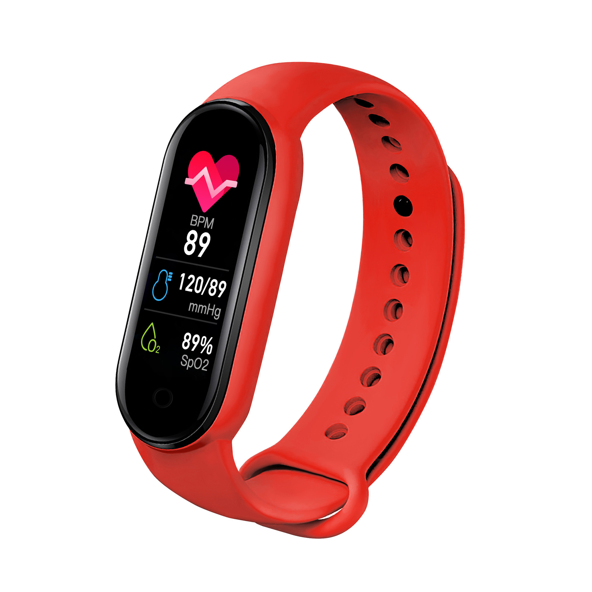 M6 waterproof smart bracelet NFC access control, exercise step count, heart rate, blood pressure, blood oxygen, incoming call, information reminder, nfc exercise Application Scenario