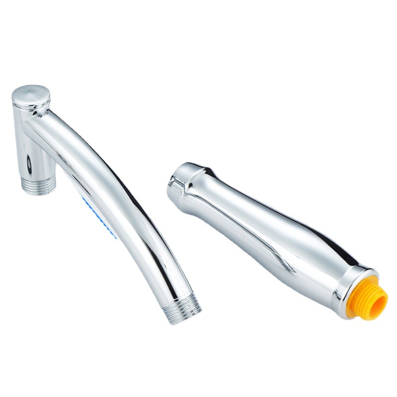 ABS dual-purpose shower, hand-held showerhead rod, pressurized showerhead, 6-inch hand-held double-section hand rod Item Picture