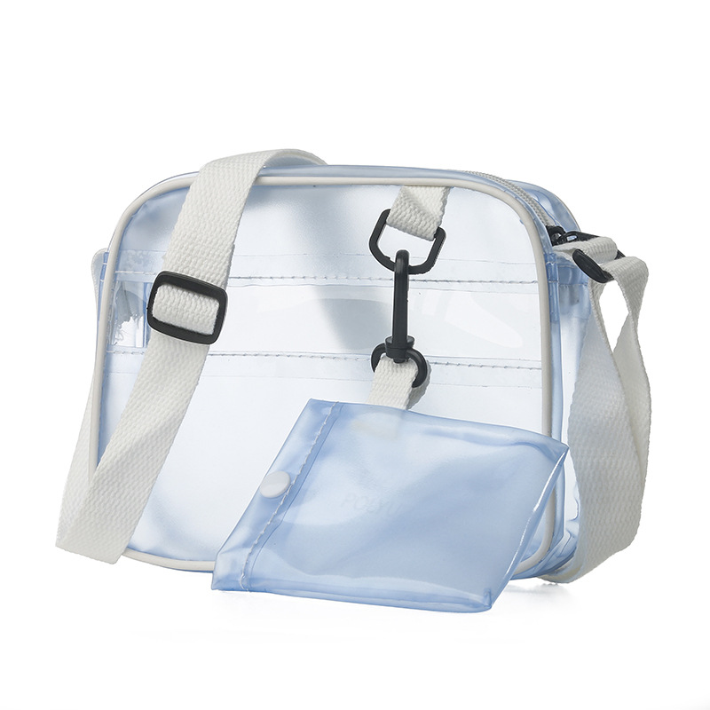 Cross-border Trend 2019 Spring New transparent pvc women's Bag, single-shoulder crossbody bag, fashionable small bag manufacturer direct delivery Item Picture