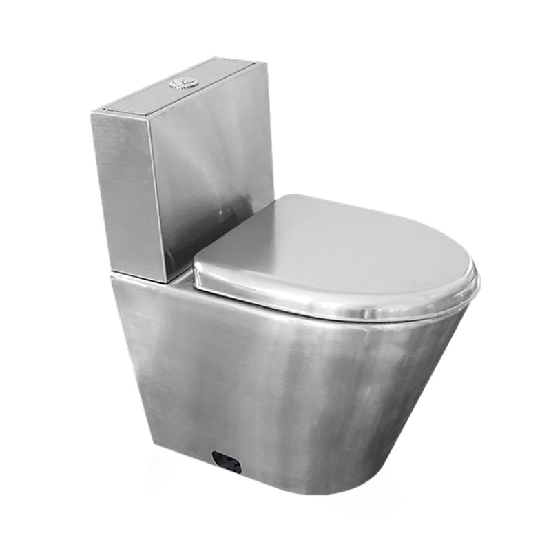 304/316 stainless steel toilet with water tank, factory direct sales, sitting toilet, ktv, bar, school stainless steel toilet Item Picture