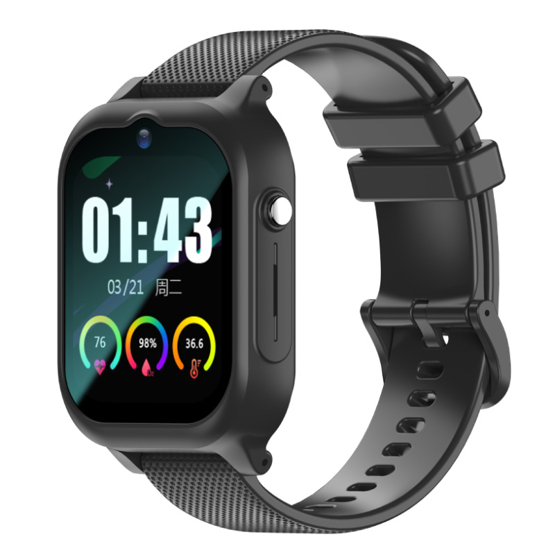 The new K26L all-network elderly smartwatch for heart rate, blood oxygen, body temperature and health monitoring, as well as smart positioning for the elderly Specification drawing