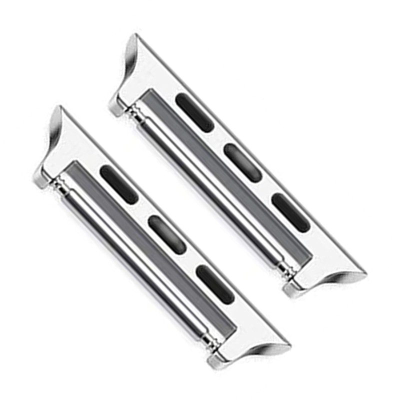 This connector is suitable for the lugs of the iwatch Apple Watch. It is made of 316 stainless steel for the head of the Apple watch Item Picture